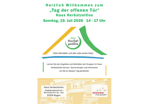 Tag der offenen Tür im Haus Herbstzeitlos